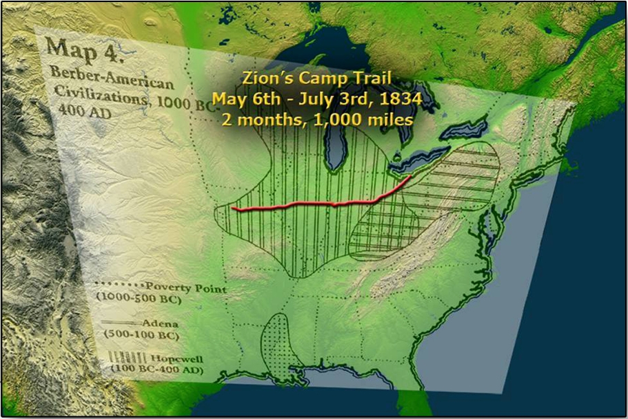 Zion Camp Hopewell Map